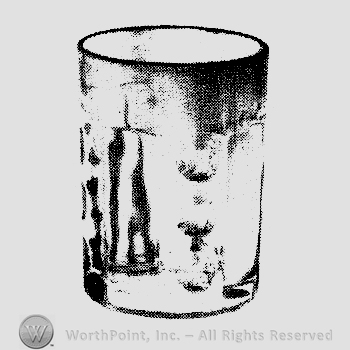 Glass pattern: Old Sandwich; tumbler.
