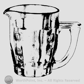 Glass pattern: Old Sandwich; cream.