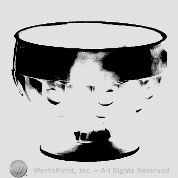 Glass pattern: Old Sandwich; pop corn bowl.