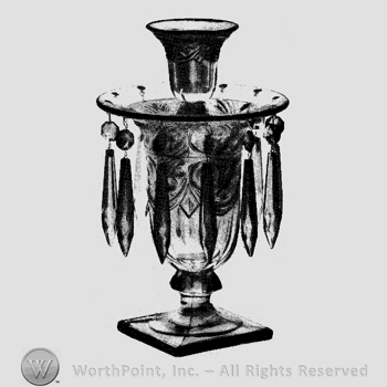 Glass pattern: Ipswich; vase.
