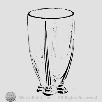 Glass pattern: Twentieth Century; footed soda.