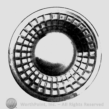 Glass pattern: Victorian; plate.
