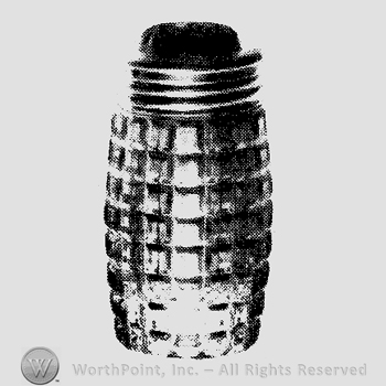Glass pattern: Victorian; salt or pepper.