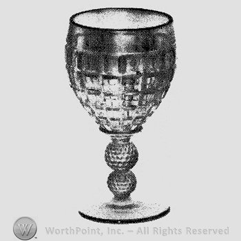 Glass pattern: Victorian; claret.