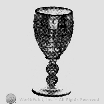 Glass pattern: Victorian; wine.