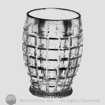 Glass pattern: Victorian; tumbler.