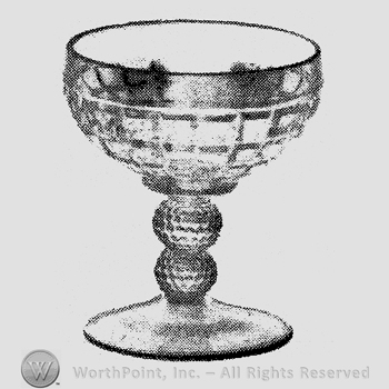 Glass pattern: Victorian; champagne.