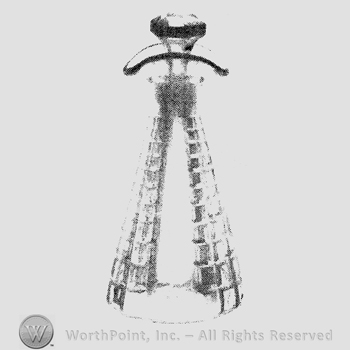 Glass pattern: Victorian; french dressing bottle.
