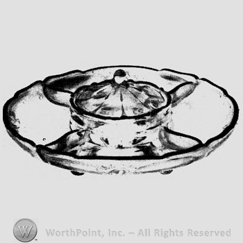 Glass pattern: Rococo; relish.