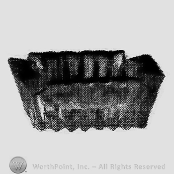 Glass pattern: Ridgeleigh; ash tray.