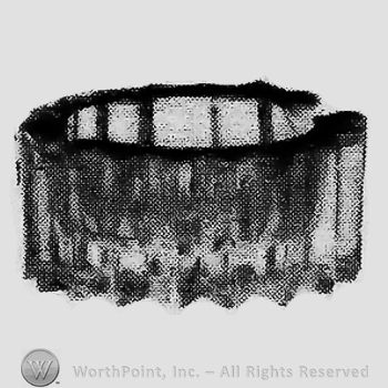 Glass pattern: Ridgeleigh; ash tray.