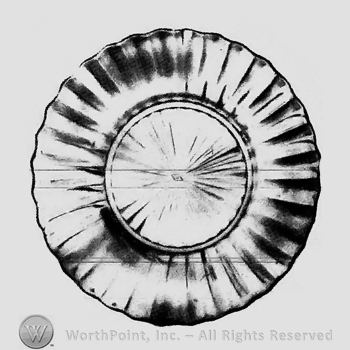 Glass pattern: Ridgeleigh; plate.