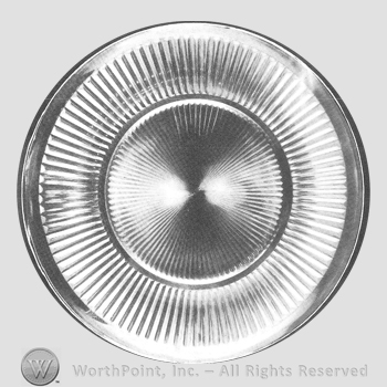 Glass pattern: Ridgeleigh; plate.
