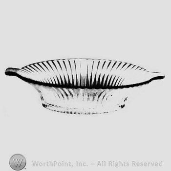 Glass pattern: Ridgeleigh; dessert plate.
