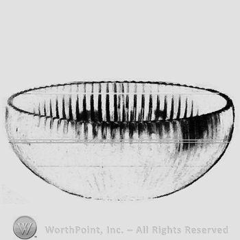 Glass pattern: Ridgeleigh; bowl.