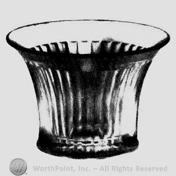 Glass pattern: Ridgeleigh; vase.