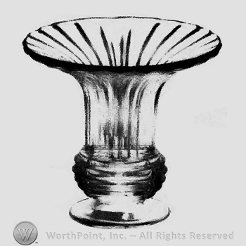 Glass pattern: Ridgeleigh; vase.