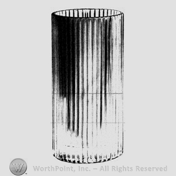 Glass pattern: Ridgeleigh; vase.