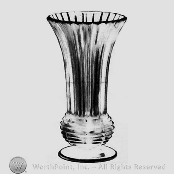 Glass pattern: Ridgeleigh; vase.