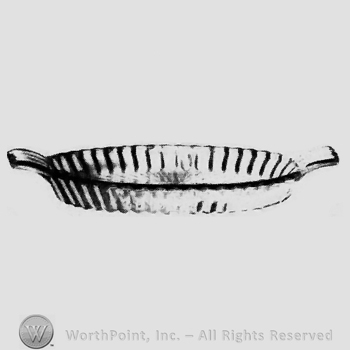 Glass pattern: Ridgeleigh; tray.