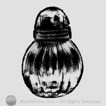 Glass pattern: Ridgeleigh; salt or pepper.