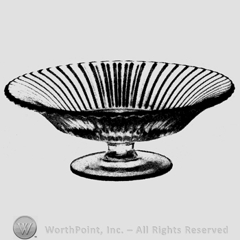 Glass pattern: Ridgeleigh; comport.