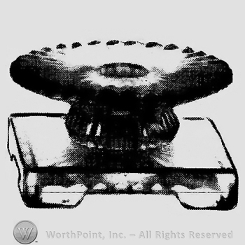 Glass pattern: Ridgeleigh; candlestick.