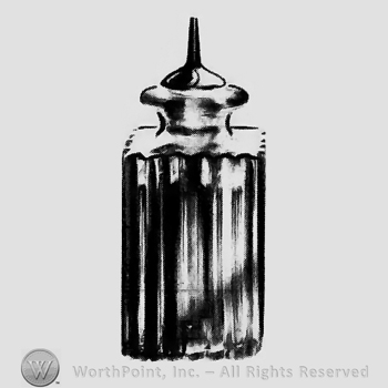 Glass pattern: Ridgeleigh; bitter bottle.