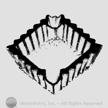 Glass pattern: Ridgeleigh; ash tray.