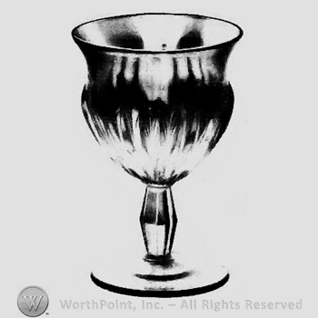 Glass pattern: Ridgeleigh; goblet.