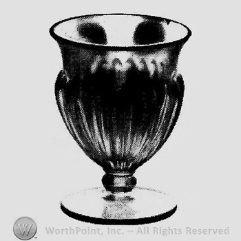Glass pattern: Ridgeleigh; oyster cocktail.