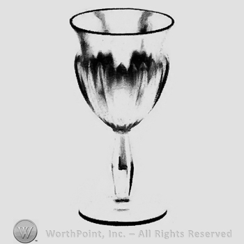 Glass pattern: Ridgeleigh; claret.