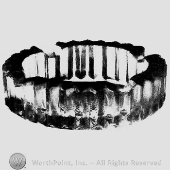 Glass pattern: Ridgeleigh; ash tray.