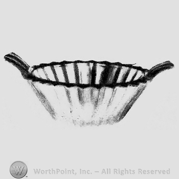 Glass pattern: Ridgeleigh; nut.