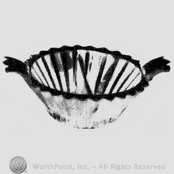 Glass pattern: Ridgeleigh; nut.