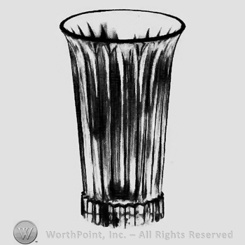 Glass pattern: Ridgeleigh; soda.