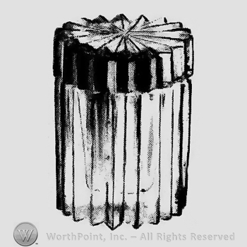 Glass pattern: Ridgeleigh; cigarette holder.