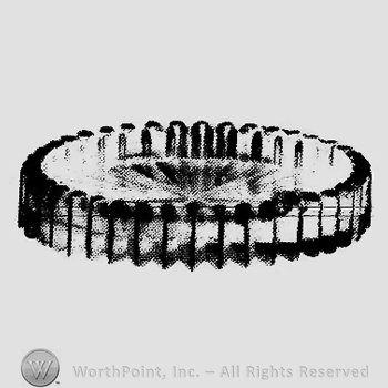 Glass pattern: Ridgeleigh; coaster.
