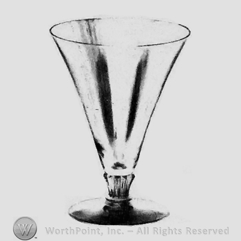 Glass pattern: Ridgeleigh; goblet.