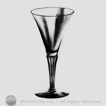 Glass pattern: Ridgeleigh; claret.