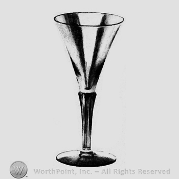 Glass pattern: Ridgeleigh; wine.