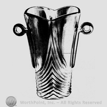 Glass pattern: Stanhope; vase.