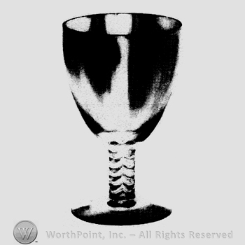 Glass pattern: Stanhope; goblet.
