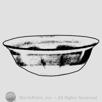 Glass pattern: Saturn; nappy.