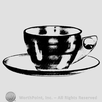 Glass pattern: Saturn; saucer.
