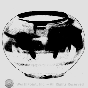 Glass pattern: Saturn; vase.