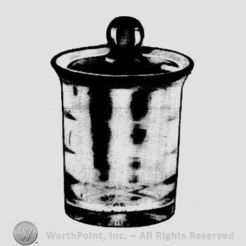 Glass pattern: Saturn; marmelade and cover.