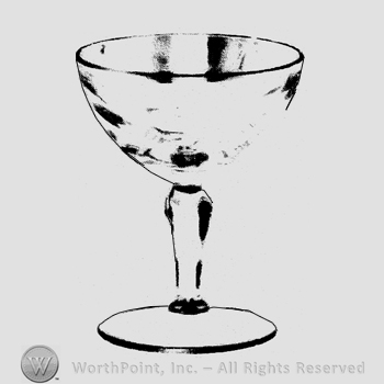 Glass pattern: Coleport; champagne.