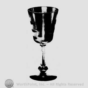 Glass pattern: Kohinoor; goblet.