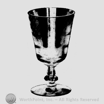 Glass pattern: Kohinoor; goblet.